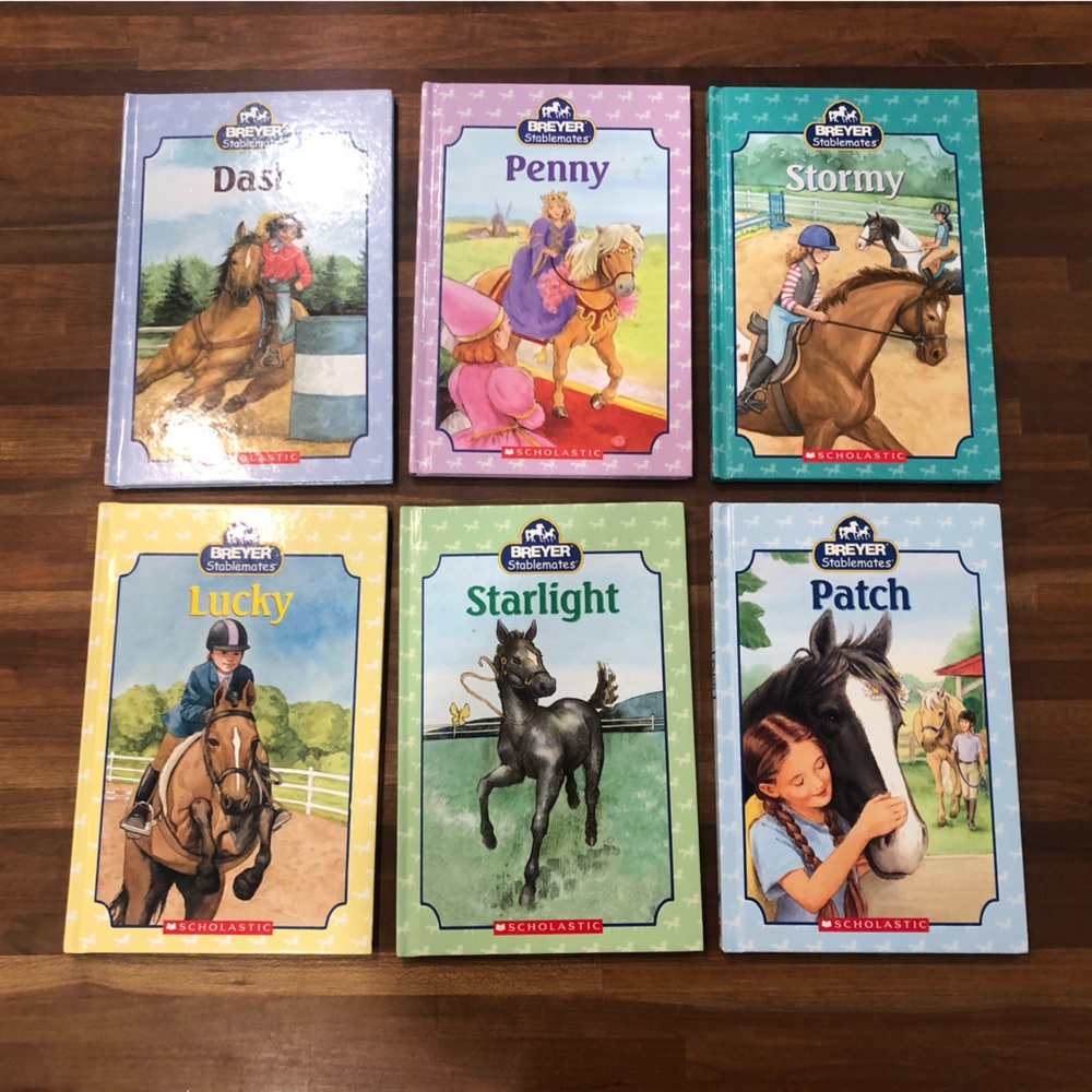 Set of Six Breyer Stablemates Books Lot Collection